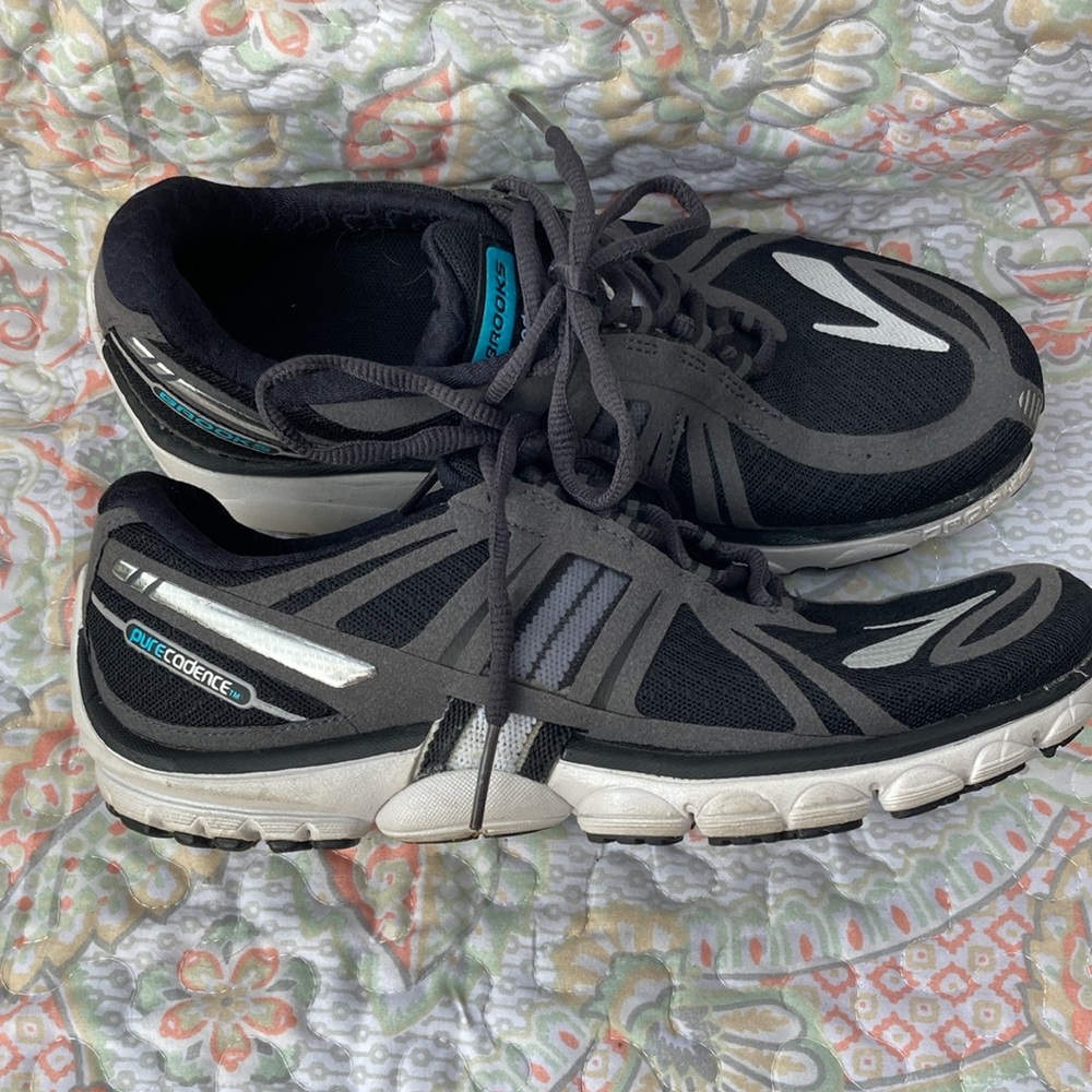 Brooks Pure Cadence Womens 8 Sneaker Shoe Black - Picture 4 of 8